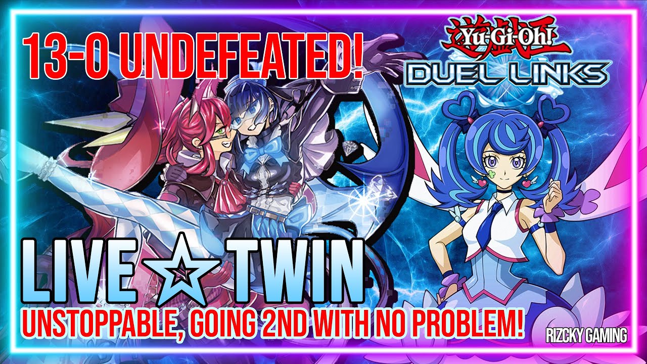 13-0 Win Streak!! - Unstoppable Live☆Twin Deck!!【Duel Links】