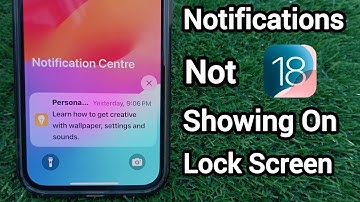 iOS 18 Notifications Not Showing on Lock Screen | iPhone Notification Not Working iOS 18