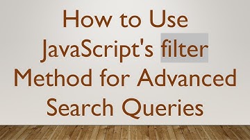 How to Use JavaScript