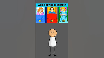 who is trying to escape? #challenge #mindbendingquiz #puzzlegames #quiztime #riddlejourney #shorts