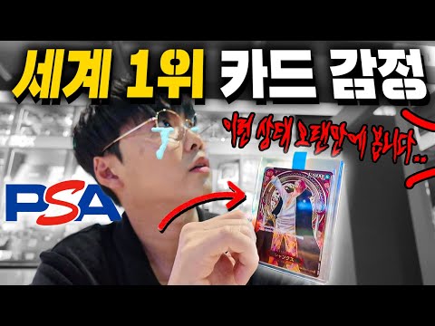 ※충격적 <strong>상황</strong>※ 세계 <strong>1위</strong> 카드 감정 의뢰! (그레이딩 받는 법)