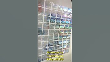 Authentication Hologram Stickers