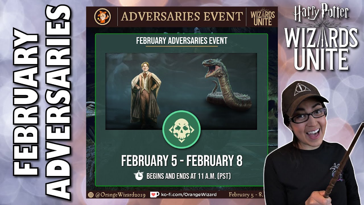 INFO! February Adversaries 1 ⚡ Harry Potter: Wizards Unite