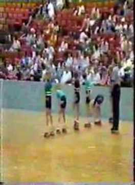 1986 Nats, Juvenile Girls 500m Final with Jennifer...
