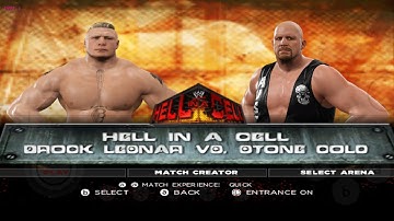 🎮 Brock Lesnar vs Stone cold steav Austin match|WWE 2k23|WWE 2k23 Wii gameplay dolphin emulator.