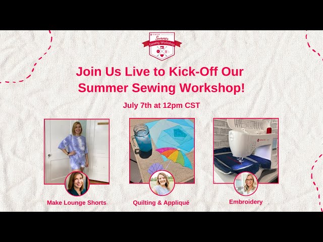 Carolyn Rose School of Sewing - Time to Sew Sessions – The Carolyn