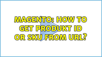 Magento: How to get Produkt ID or SKU from URL?