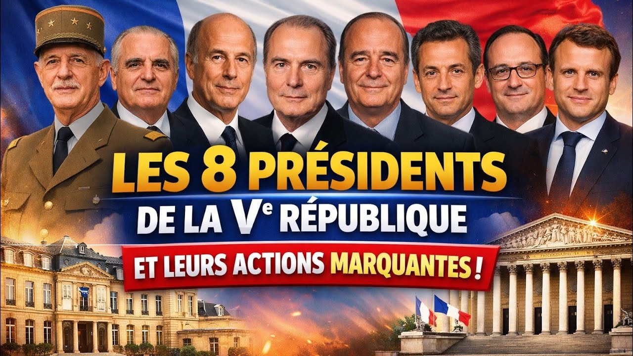 Les 8 présidents de la 5eme République française et leurs contributions ...