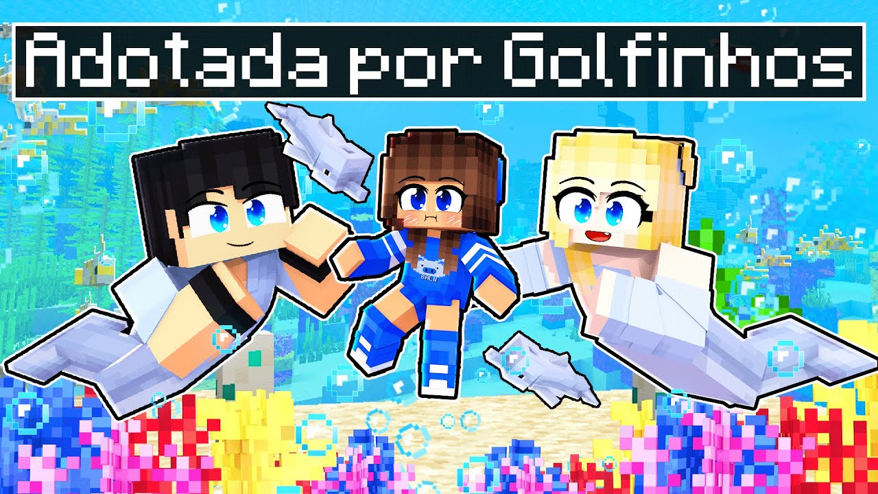 MIIKA foi ADOTADA por GOLFINHOS no Minecraft ◂Miika▸