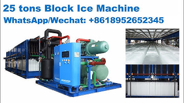 How to install Focusun direct block ice machine screw rods？