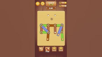 Wood Nuts & Bolts Level 4 | Best Mind Game #gaming