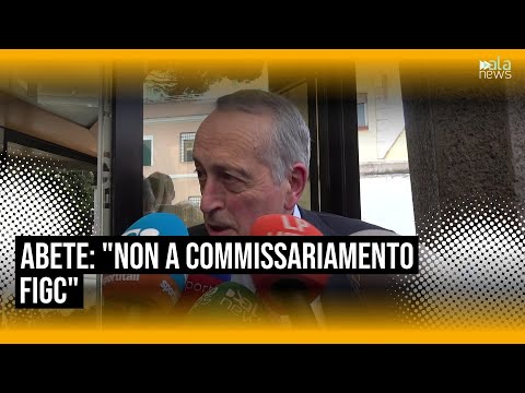 Video Figc, Abete: Commissariamento non è soluzione, calcio può ripartire