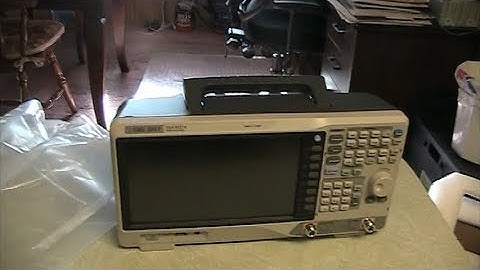 Unboxing the Siglent SSA3021X Spectrum Analyzer
