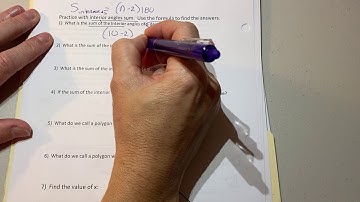 Geo 6.1 interior exterior angles of polygons