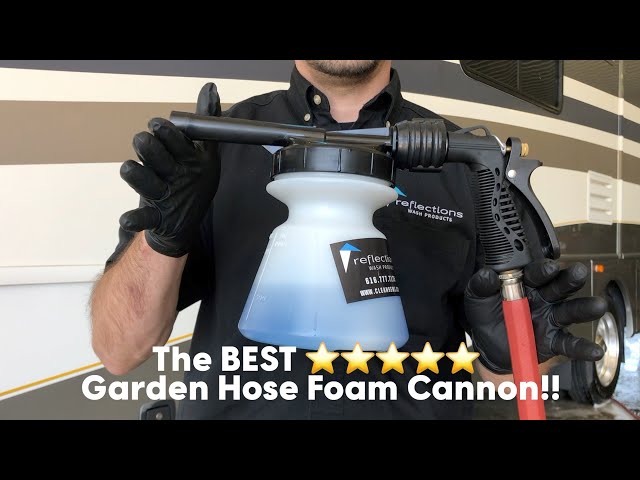 The Best Garden Hose Foam Gun 2021! Easy To Use! THICK FOAM!! 