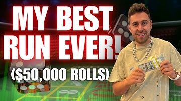 I went on a GOD RUN playing craps!