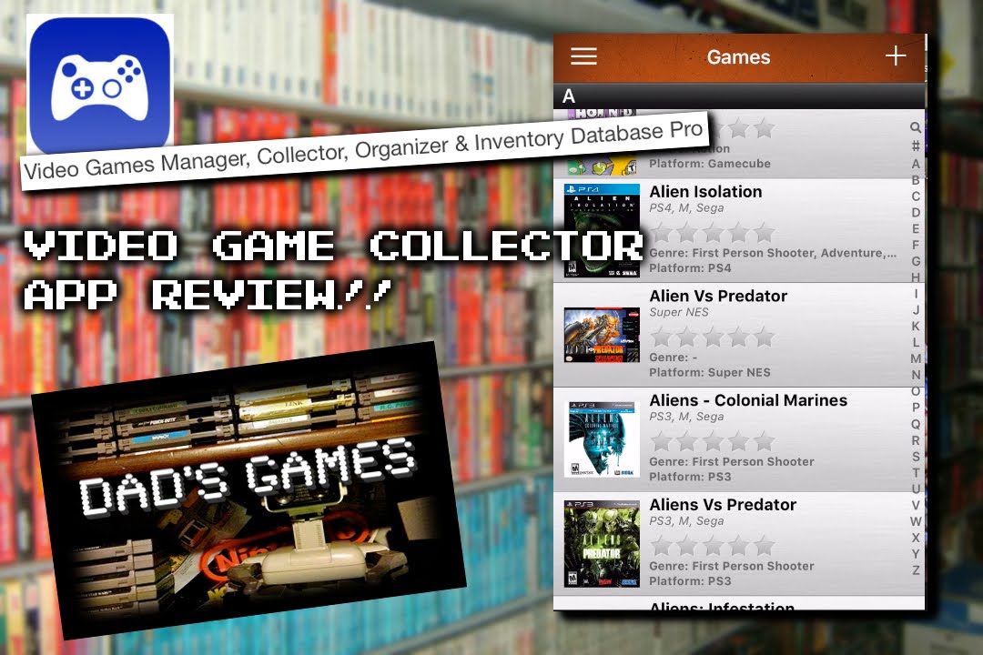 Video Game Collector App Review!! YouTube