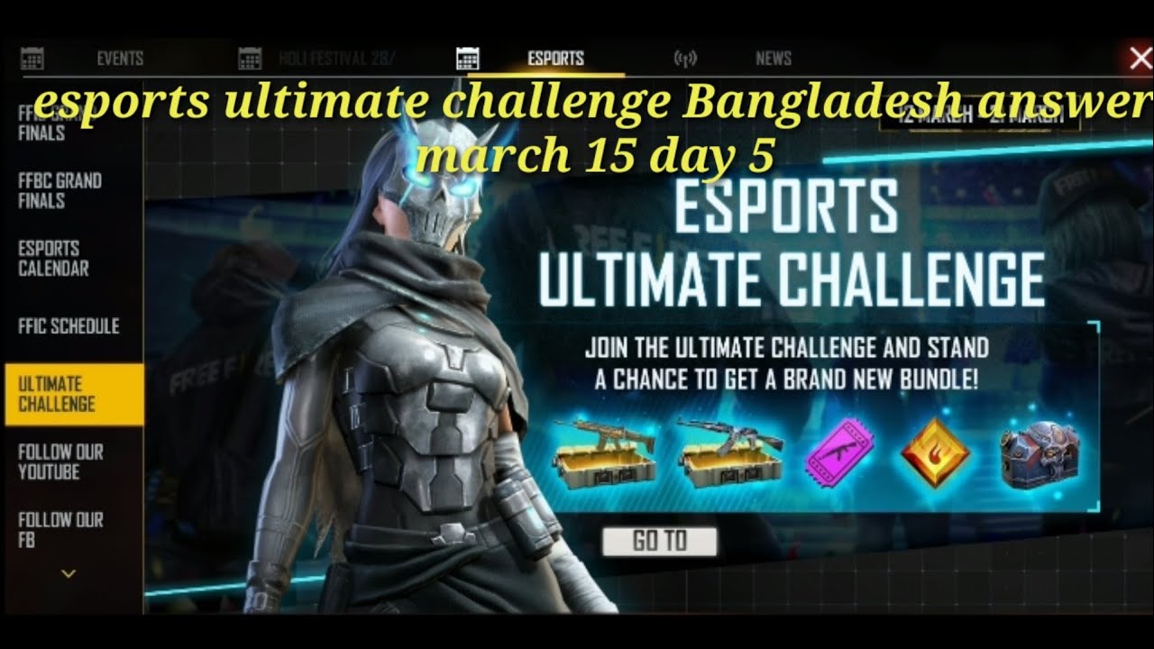 esports ultimate challenge Bangladesh answer march 15  day 5 in tamil