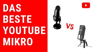 Das beste Youtube / Podcast Mikrofon: Blue Yeti Mic vs. Rode NT-USB