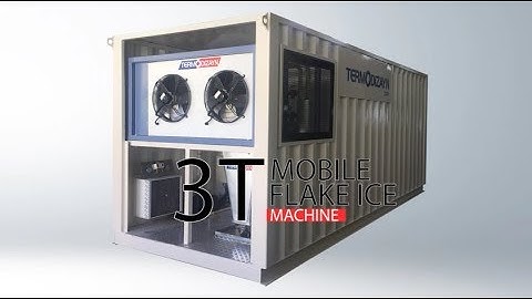 3 Tons/Day Mobile Flake Ice Machine