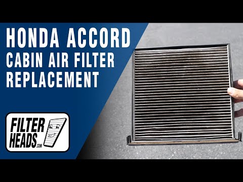 How to Replace Cabin Air Filter 2005 Honda Accord | AQ1058C - YouTube