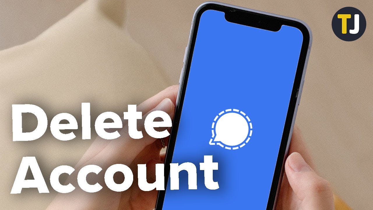 How To Delete Signal Account YouTube How To Delete Signal Account YouTube