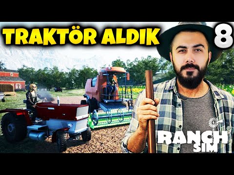 TRAKTÖR VE BİÇER ALDIK TARLA EKİYORUZ!! RANCH SIMULATOR (Bölüm:8) | Barış Can