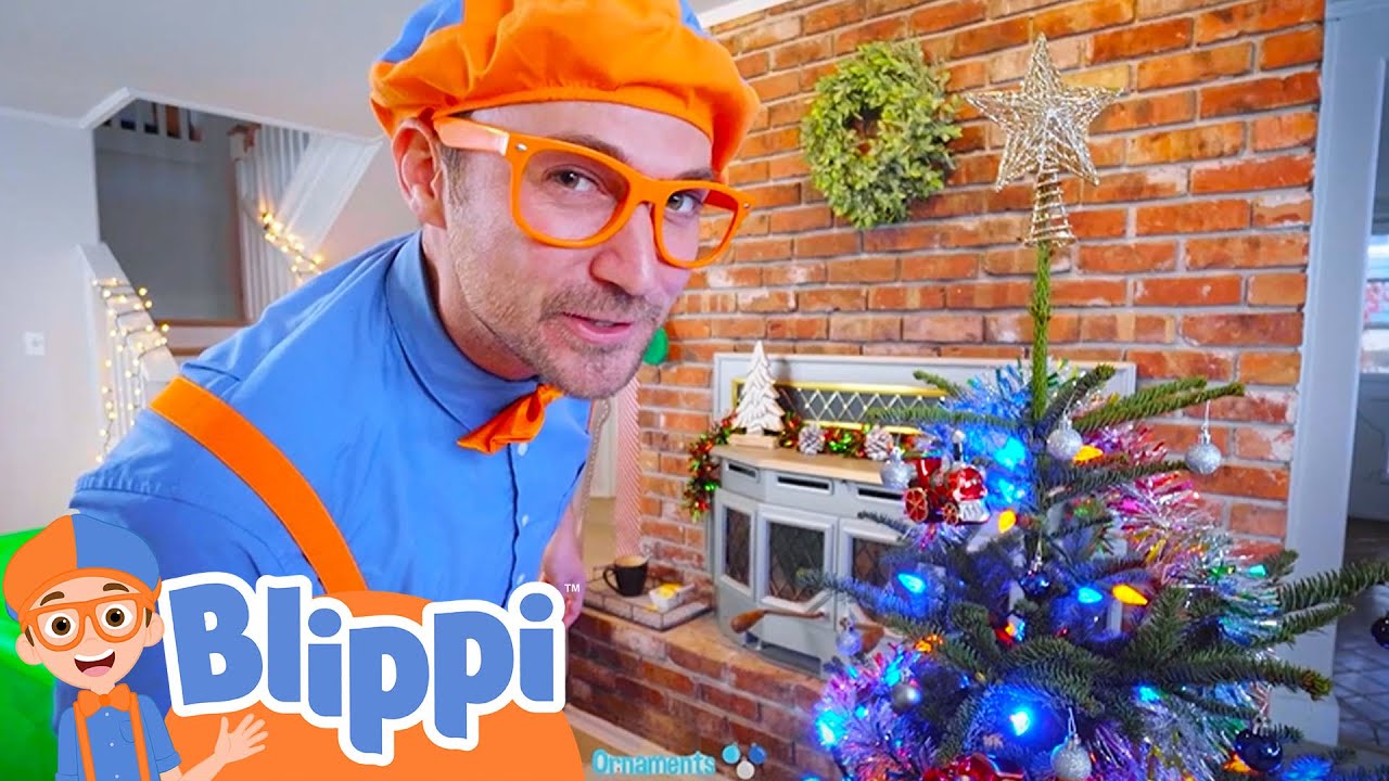 Christmas For Kids With Blippi Decorating The Christmas Tree