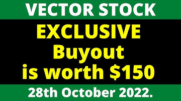 VectorStock EXCLUSIVE Buyout is Worth $150 USD