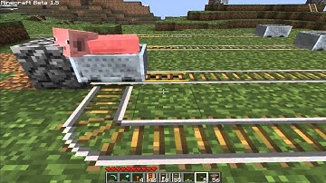 MINECRAFT:Super easy minecart station