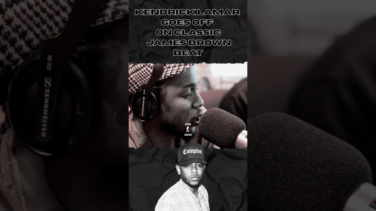 Kendrick Lamar Goes Off on Classic James Brown Beat 🔥