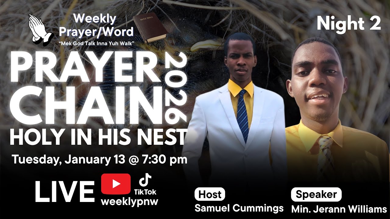 Holy In His Nest | Prayer Chain 2026 | Night 2 | Weekly Prayer & Word