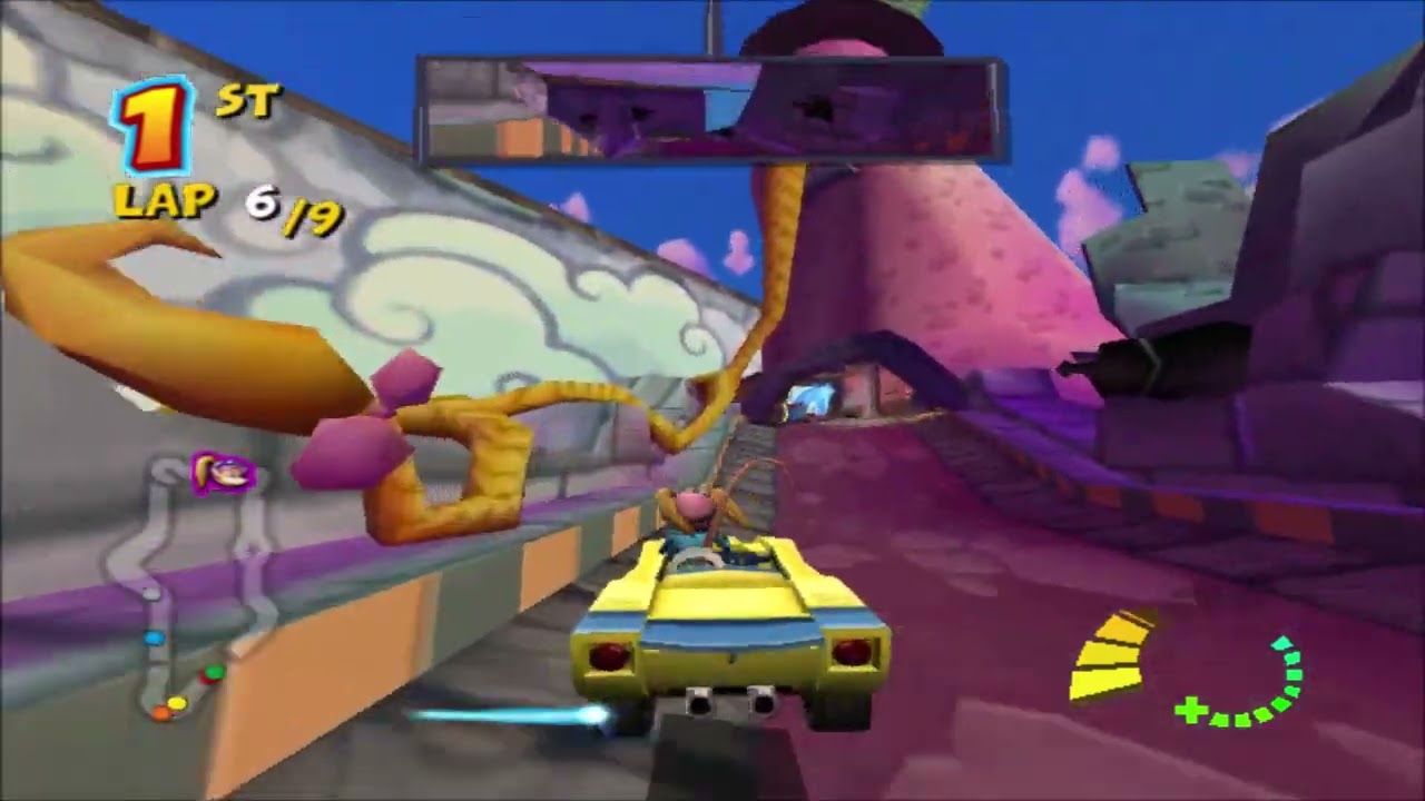 Crash Tag Team Racing Once Upon A Tire 9 Laps Pasadena Part 4