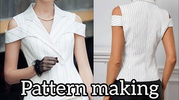 Collar design pattern making tutorial for sewing