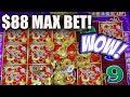 5 TREASURES $88 MAX BETS! ★ JACKPOT HAND PAY ➜ HIGH LIMIT LIVE SLOT PLAY