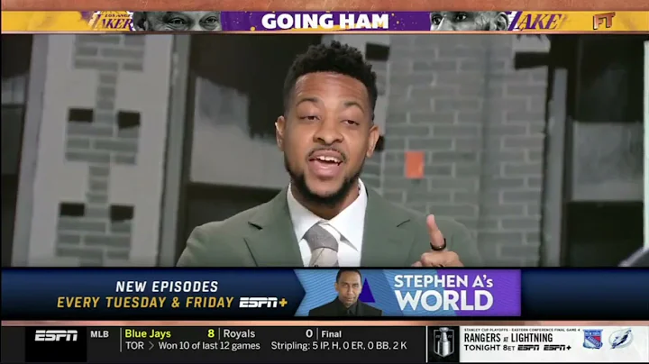 JJ Redick and CJ McCollum vs. Stephen A. Smith.  o...