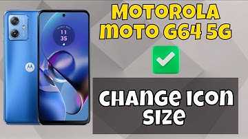 Motorola Moto G64 5g Customize icon Style || How to change icon size || How to use custom icon size