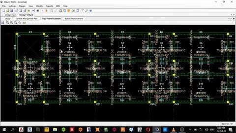 how to design and detail a reinforced concrete structure with staad pro connect edition part 3