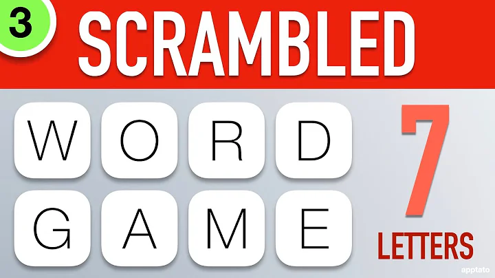 Scrambled Word Games Vol. 3 - Guess the Word Game (7 Letter Words)