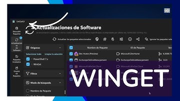 Instala, actualiza y gestiona Aplicaciones con WinGet desde UniGetUI