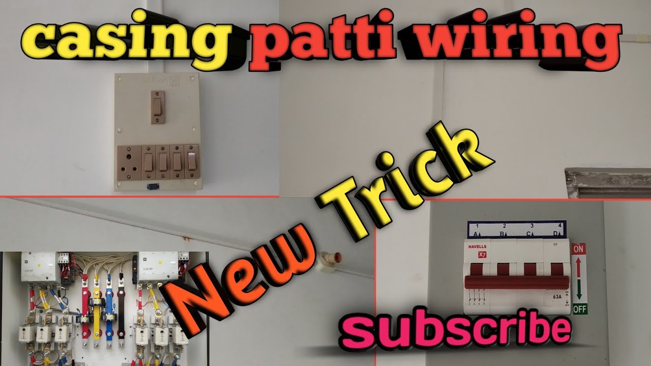 casing patti wiring kaise kare!!🔝 pipe wiring best trick.@DIPU2236