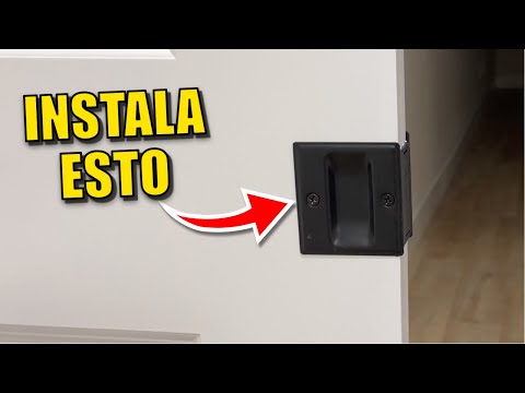 How to Install a Sliding Door Handle