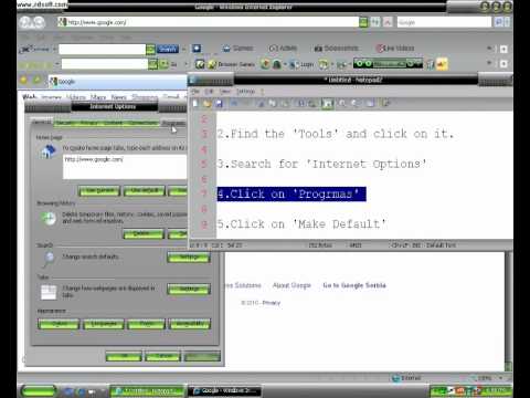 How To Set Default Browser