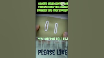 New shirt buttonhole machine #repair #machine #short kaj #kaaj #kaj