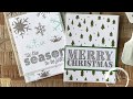 Stencilling Christmas Cards