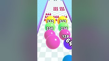 Ball run 2048 - Crystal Balls All Levels #2 #shorts #2048balls #1024m #viral