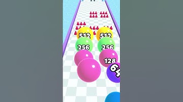 Ball run 2048 - Crystal Balls All Levels #2 #shorts #2048balls #1024m #viral