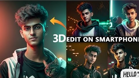 Midjourney Ai Avatar Photo  Editing On Mobile , 3D Cartoon Photo Editing Tutorial ,Discord App
