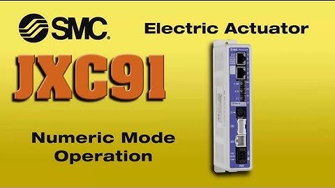 JXC91 Setup Session 5 - Numeric Mode Operation