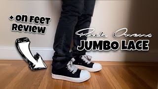 AFFORDABLE Rick Owens Ramone Jumbo Lace (Shoe Review + Try On)